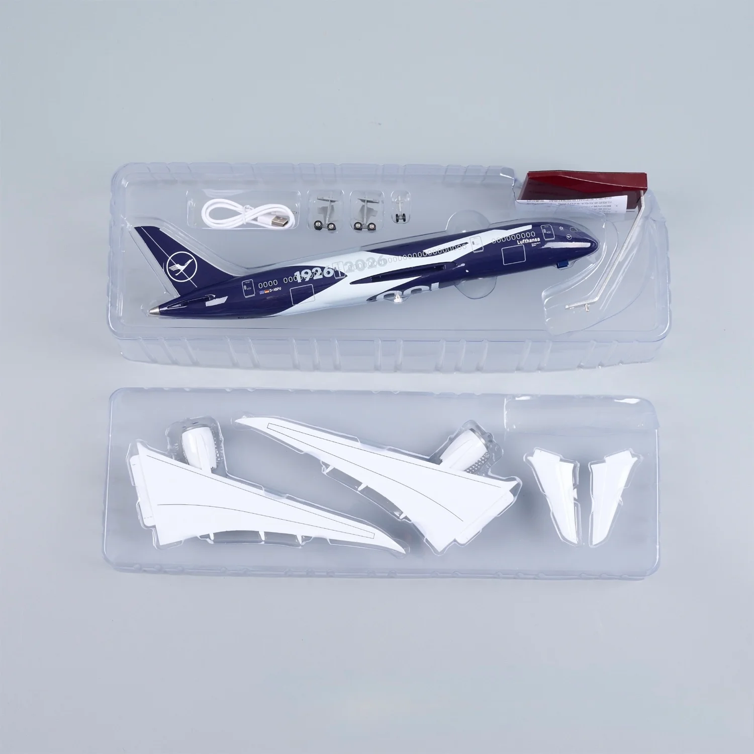 Boeing 787-9 Lufthansa 100 Years Commemorative – 1:145 Scale Model - Image 10