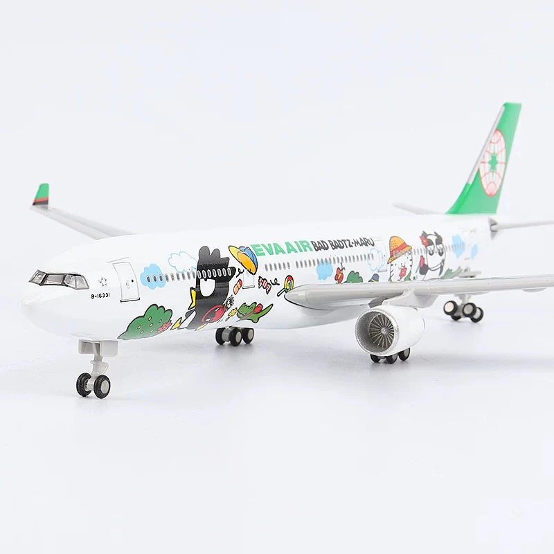 A330 EVA AIR - 30cm - 11.8in - LED & Sound - Airplane Model - Image 3