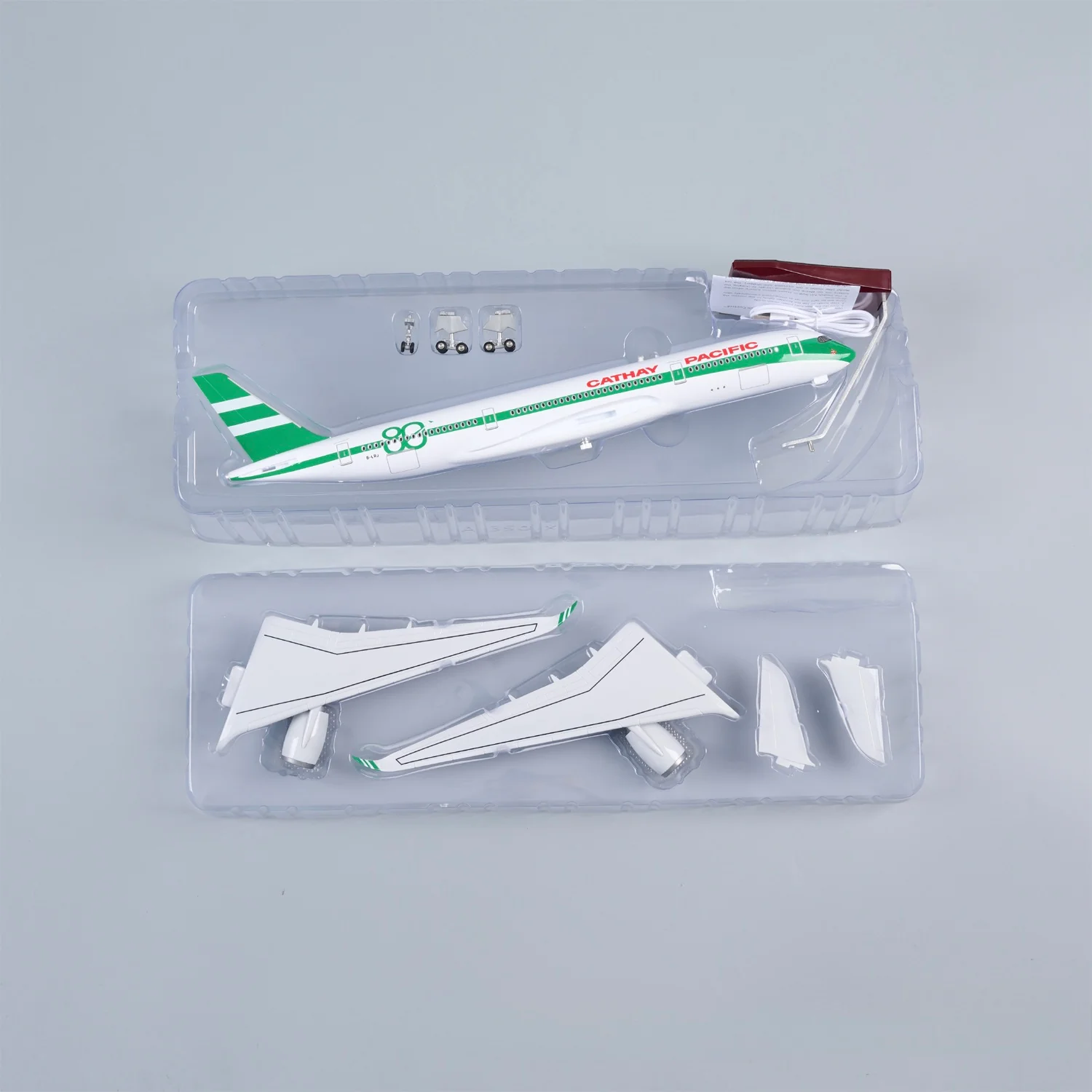 A350 Cathay Pacific 1:142 – 47 CM / 18.5 IN – 80 YEARS COMMEMORATIVE - Image 9