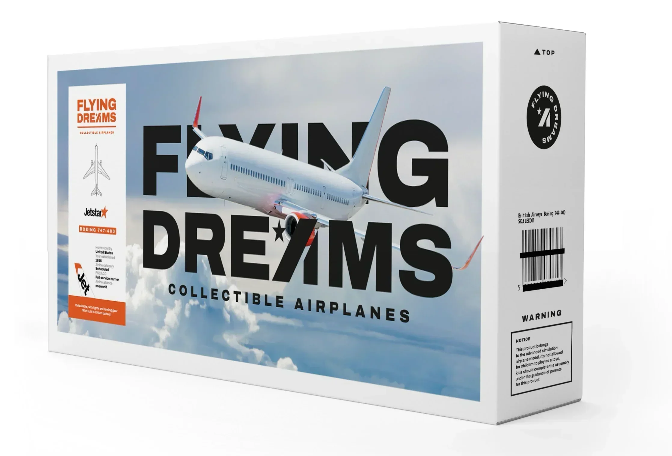 Airbus A380 Emirates 1:160 – 47 cm / 18.5 in – LED Lights - Image 8