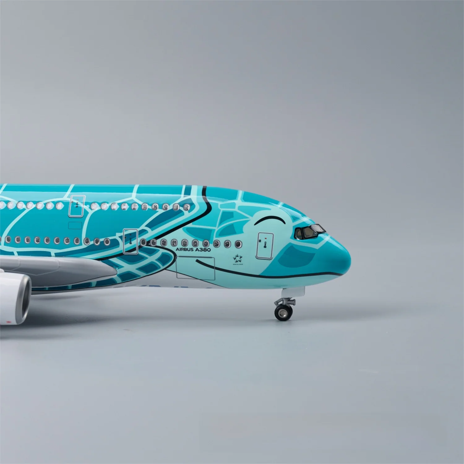 A380 ANA Japan GREEN TURTLE - SCALE 1/160 - 47CM - 18,5 IN - AIRPLANE MODEL - Image 3