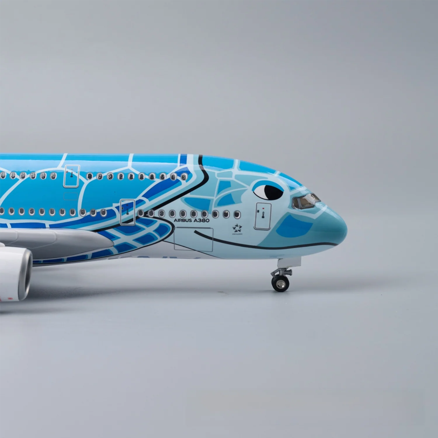 A380 ANA Japan BLUE TURTLE - SCALE 1/160 - 47CM - 18,5 IN - AIRPLANE MODEL - Image 3