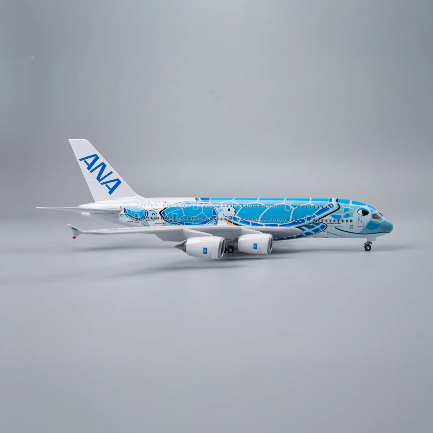 A380 ANA Japan BLUE TURTLE - SCALE 1/160 - 47CM - 18,5 IN - AIRPLANE MODEL - Image 6