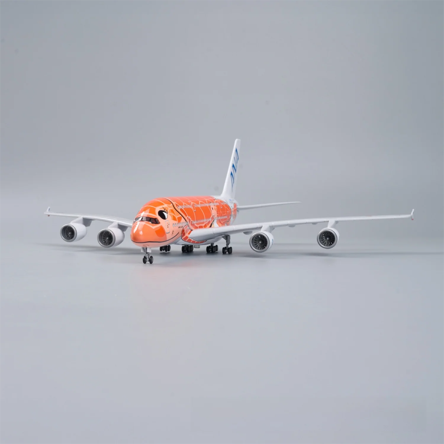 A380 ANA Japan ORANGE TURTLE - SCALE 1/160 - 47CM - 18,5 IN - AIRPLANE MODEL - Image 10