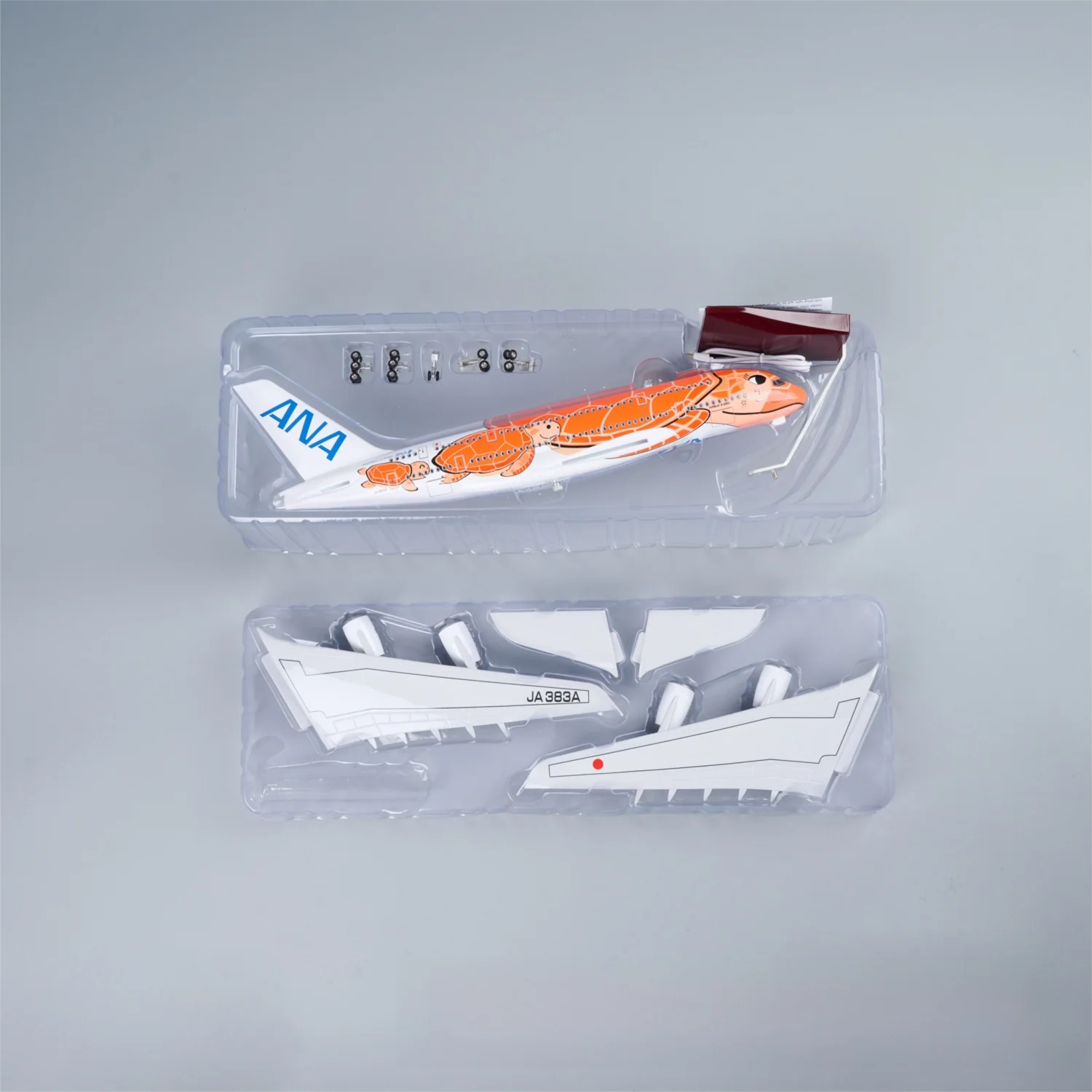 A380 ANA Japan ORANGE TURTLE - SCALE 1/160 - 47CM - 18,5 IN - AIRPLANE MODEL - Image 11