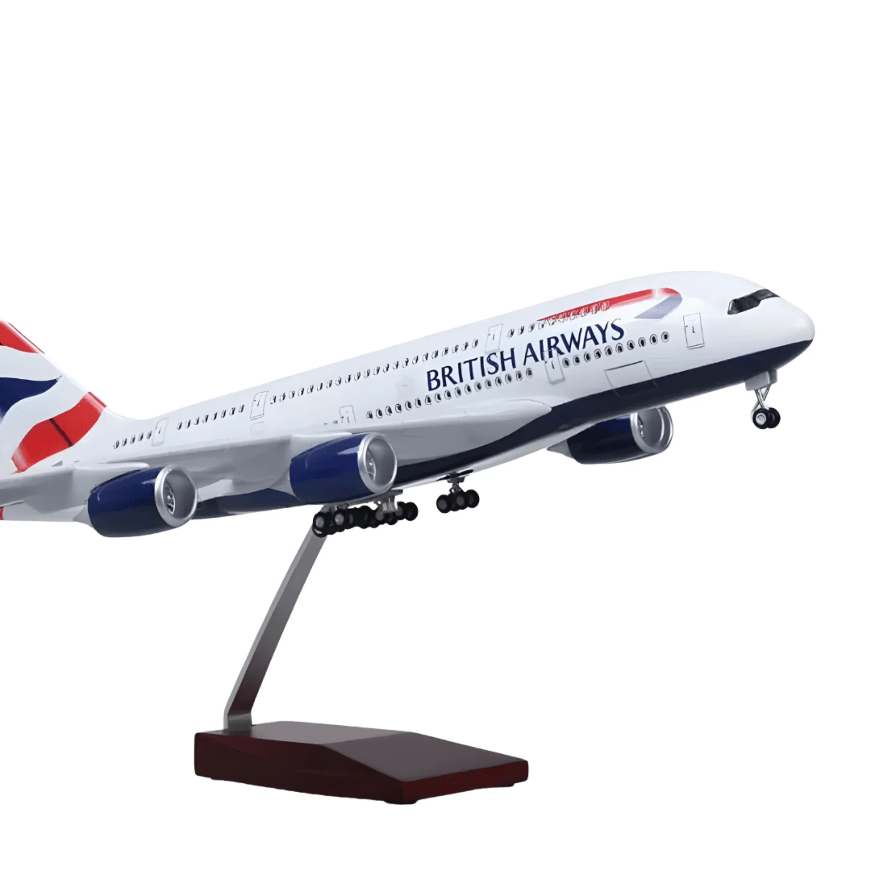 A380 British - Scale 1/160 - 47CM - 18,5 in - Airplane Model - Image 6