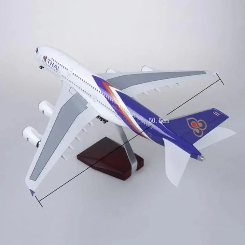 A380 Thai Airways - Scale 1/160 - 47CM - 18,5 in - Airplane Model - Image 4