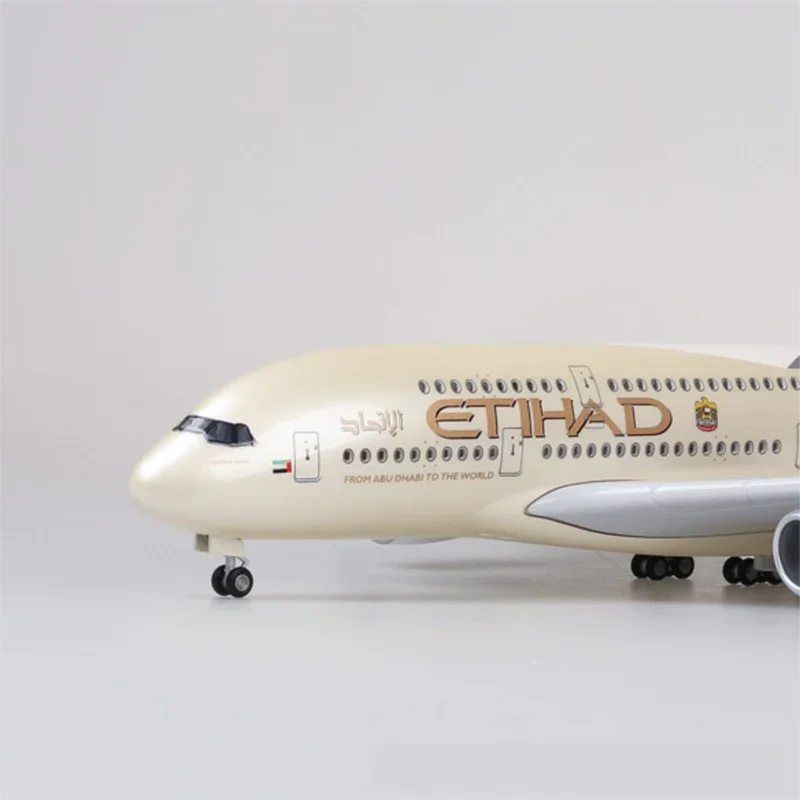 Airbus A380 Etihad 1:160 – 47 cm / 18.5 in – LED Lights - Image 3