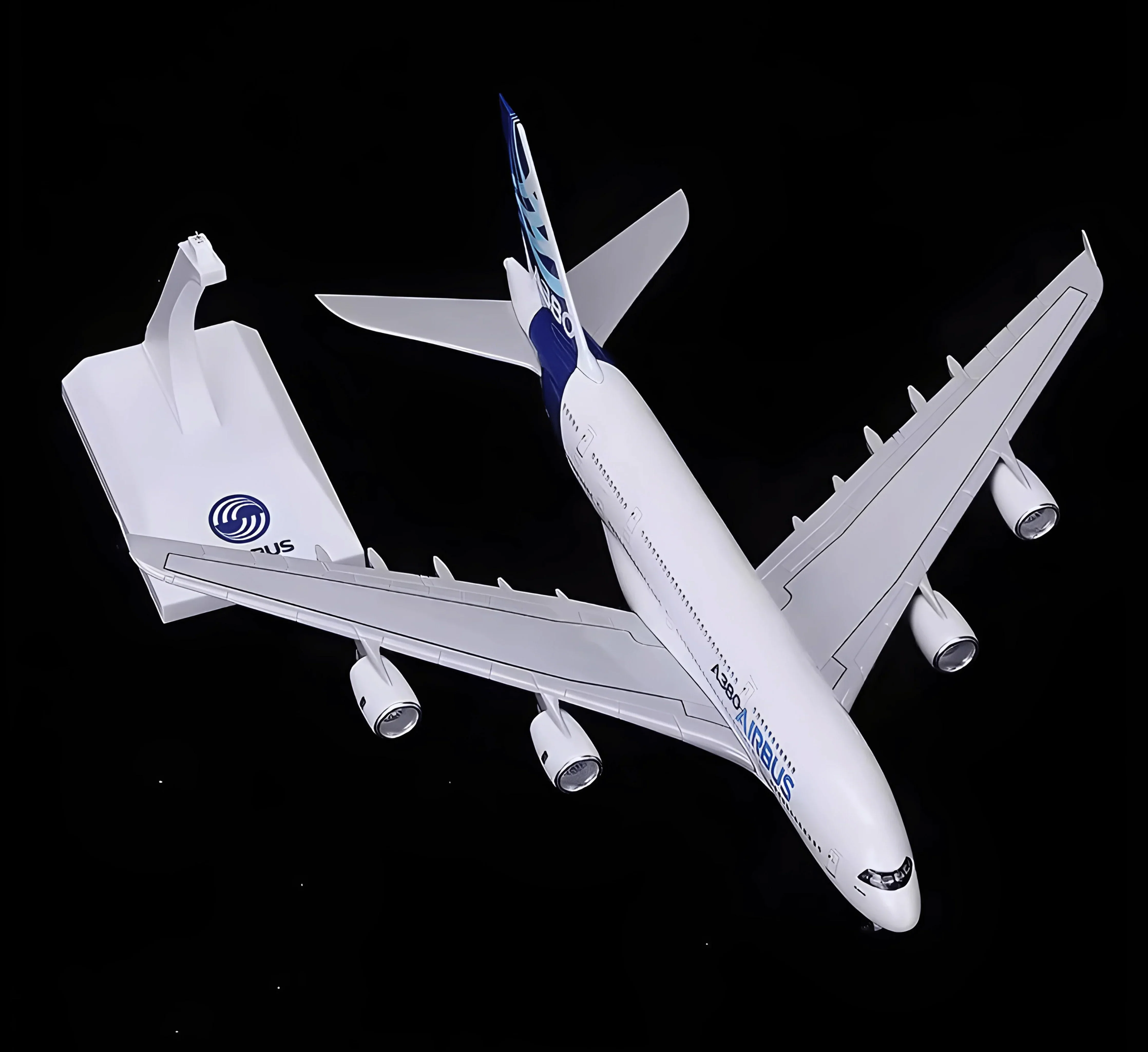 A380 Prototype - 30cm - 11.8in - LED & Sound - Airplane Model - Image 9