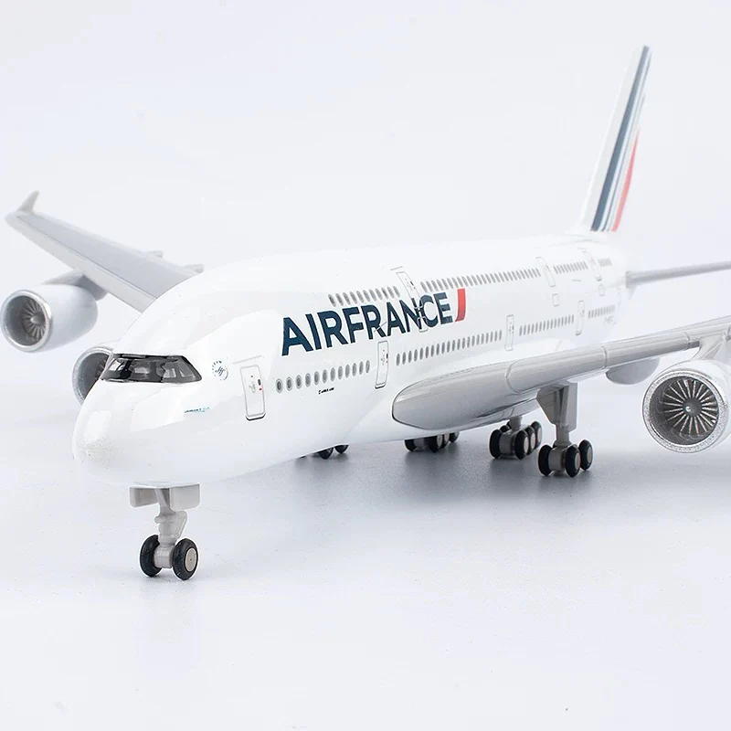 Air France A380 - 30cm - LED & Sound - Airplane Model - Image 3
