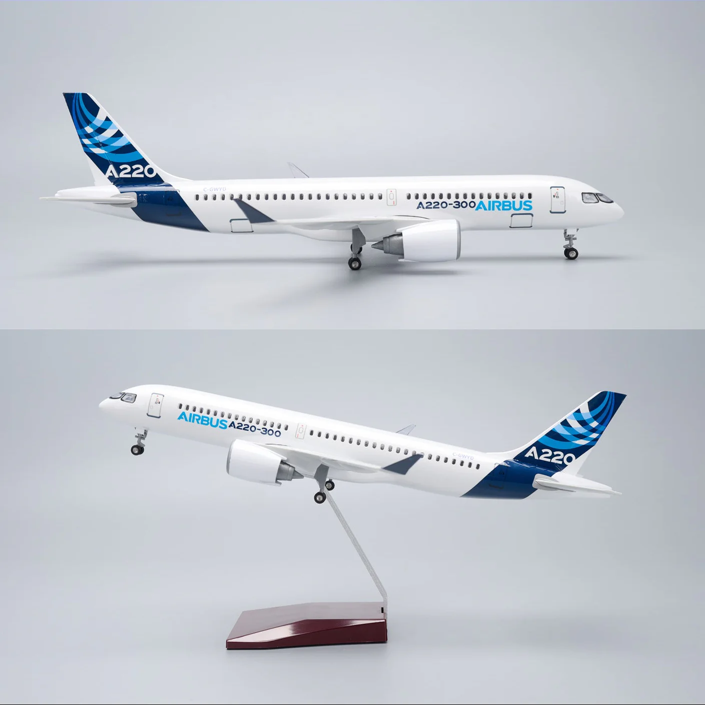 Airbus A220-300 Prototype 1:100 – 38 cm / 15 in – Next-Gen Collector's Edition - Image 4