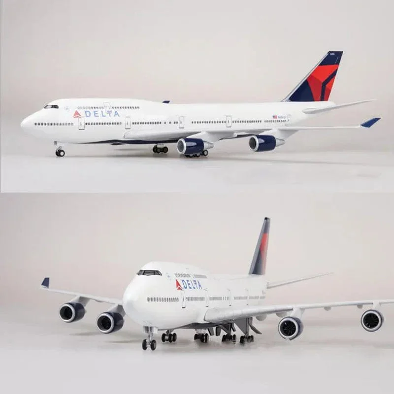 Boeing 747 Delta 1:150 – 47 cm / 18.5 in – LED Lights - Image 9