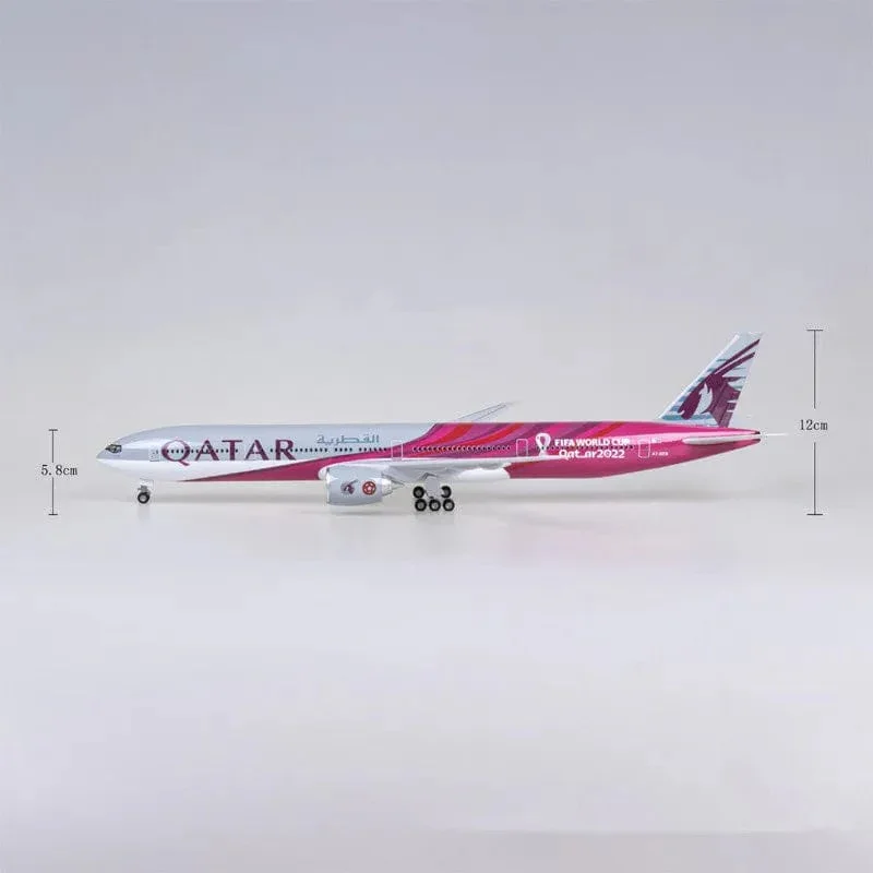 B777 Qatar - World Cup - Scale 1/150 - 47cm - 18.5 in - Image 3
