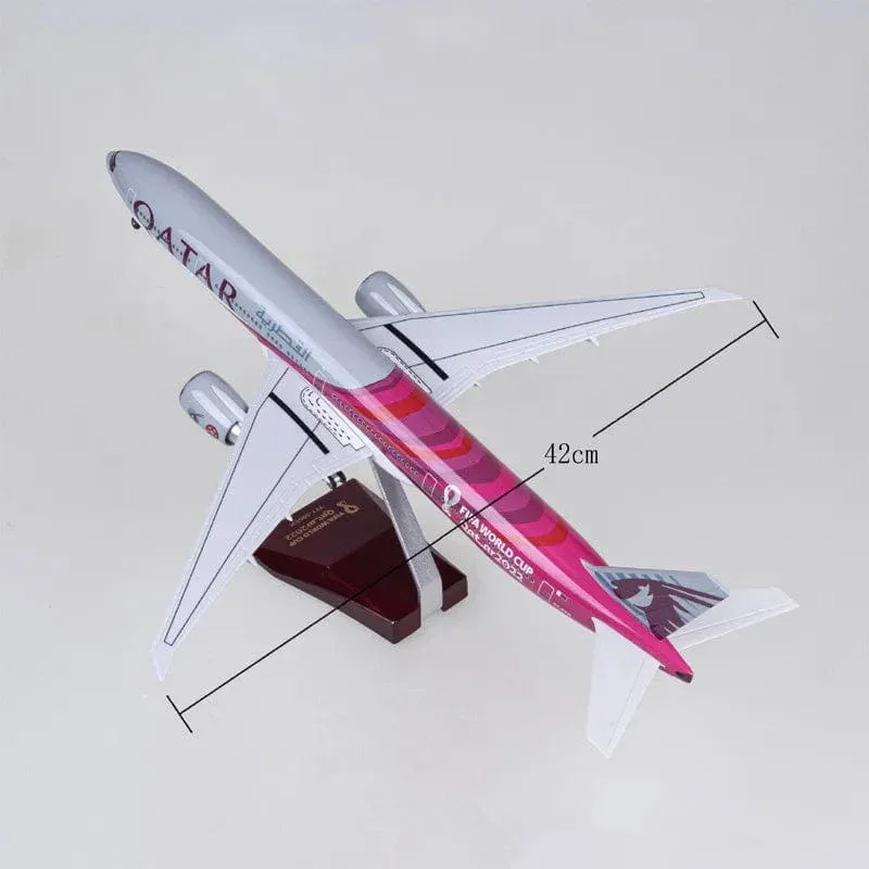 B777 Qatar - World Cup - Scale 1/150 - 47cm - 18.5 in - Image 5