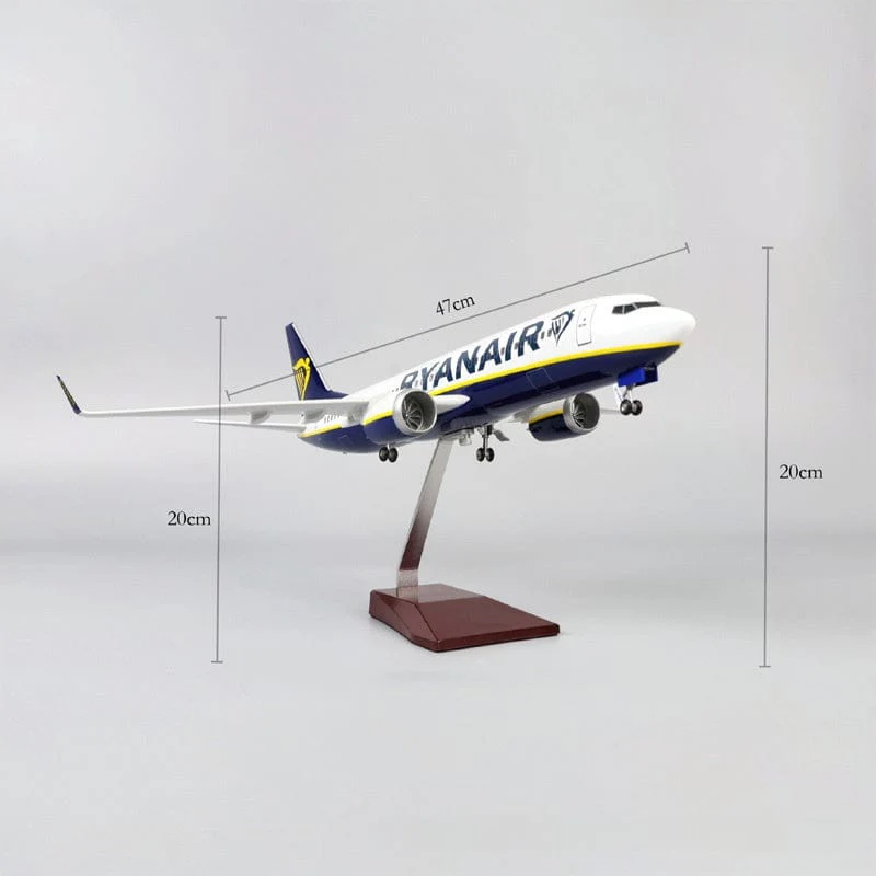 B737-800 Ryanair - Scale 1/80 - 47cm - 18.5 in - Airplane Model - Image 13