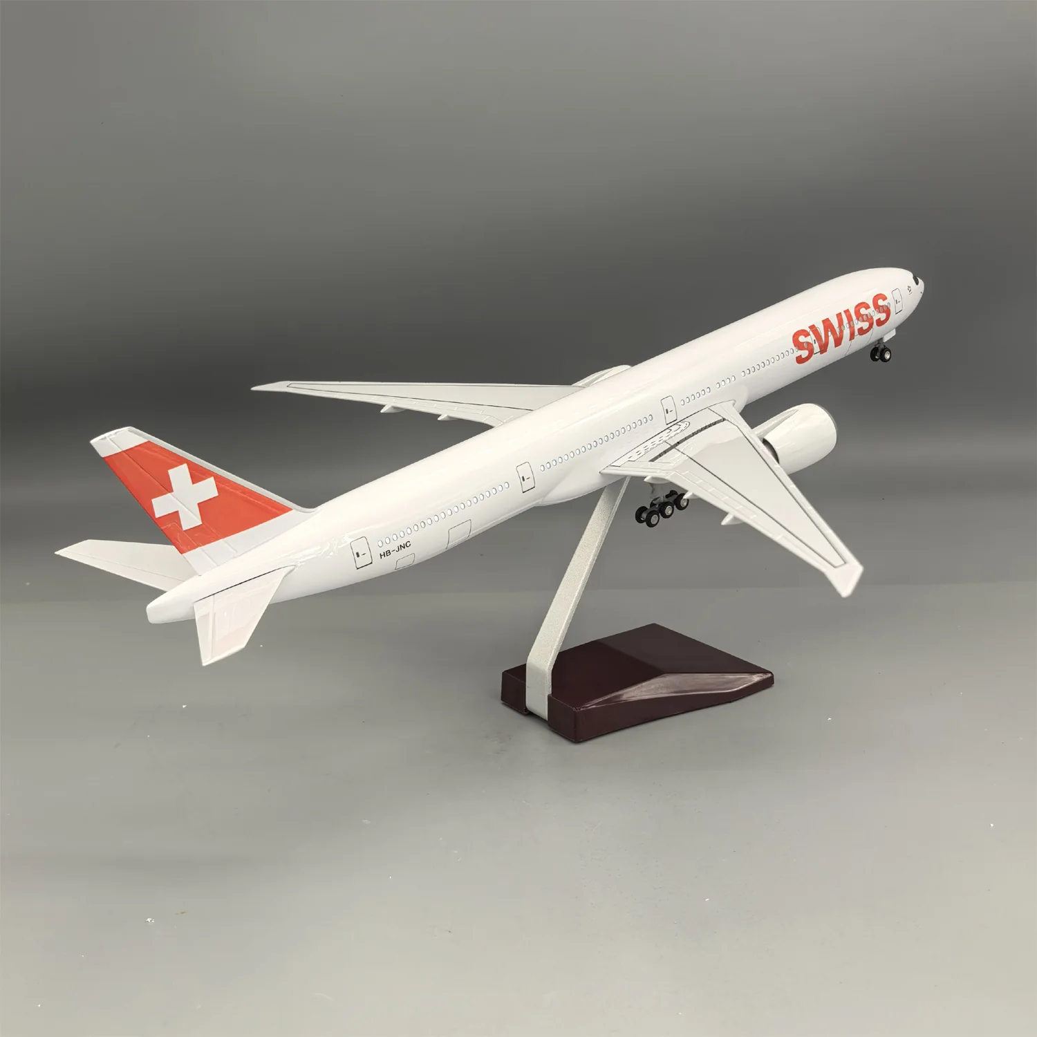 B777 SWISS - Scale 1/157 - 47CM - 18.5in - Airplane Model - Image 4
