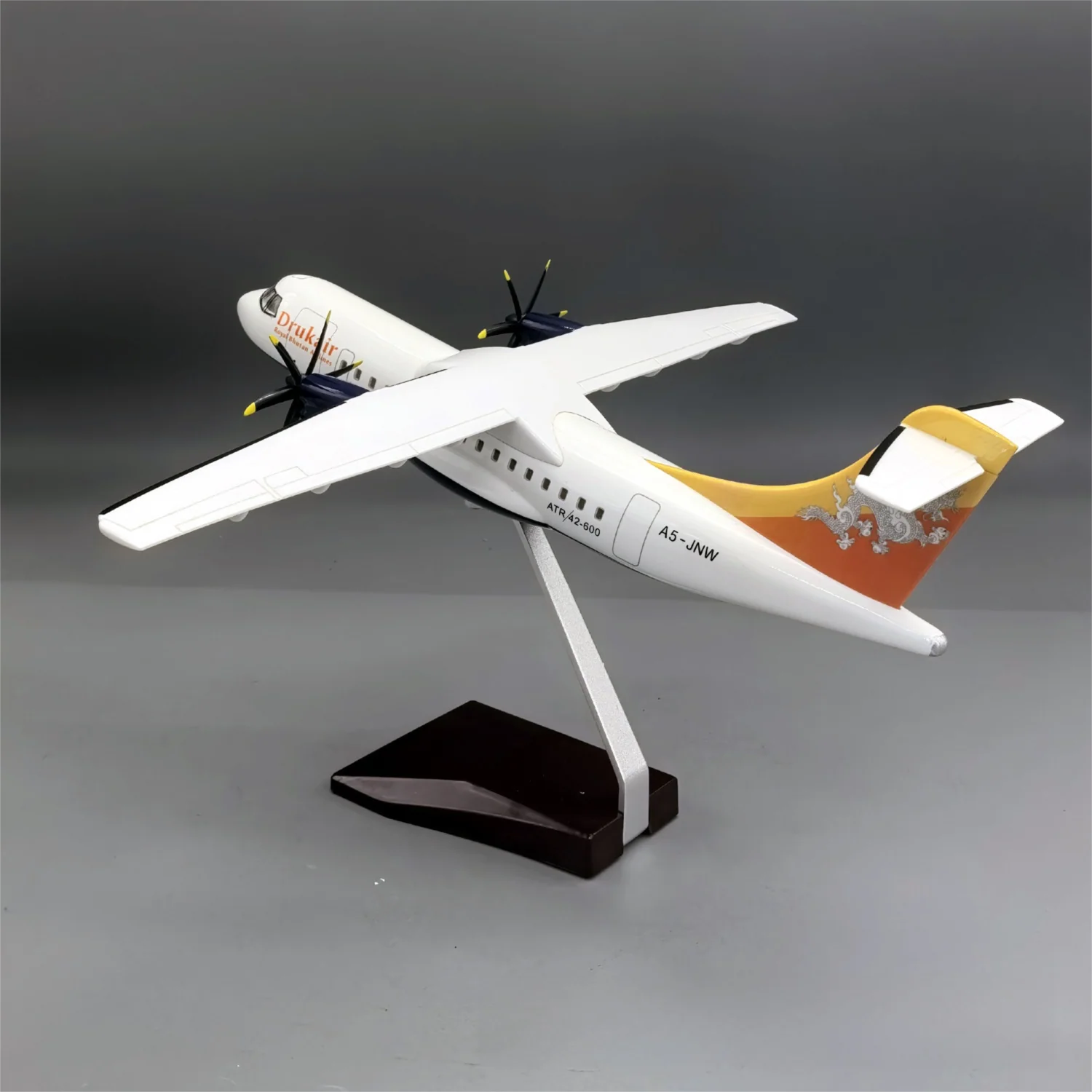 Drukair ATR42-600 Aircraft Model 1:70 Scale - Premium Resin Display with Stand - 32cm/12.6" - Image 10