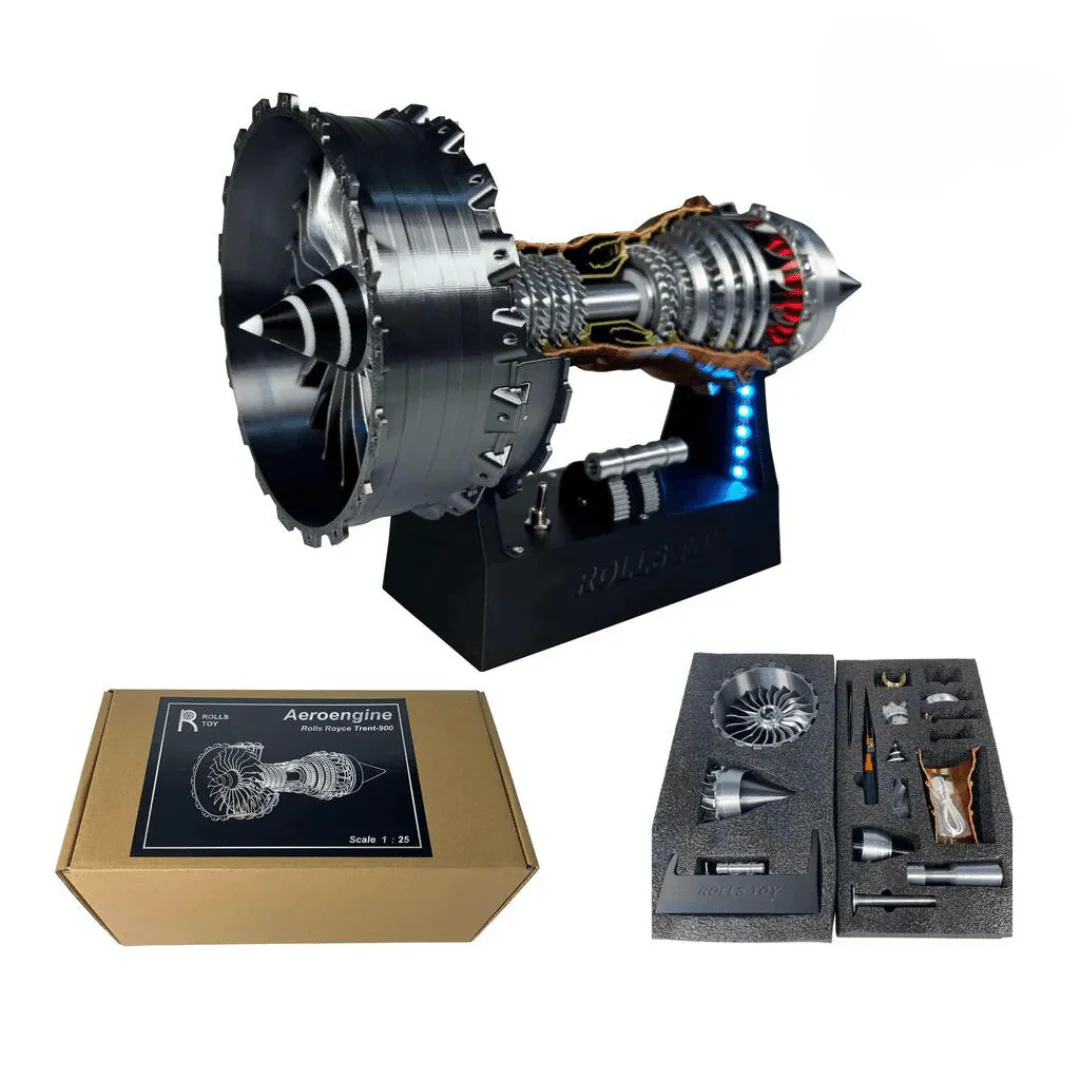 Interactive Rolls-Royce Aero Turbojet Engine Model with LED Lights - Turbine - Image 3