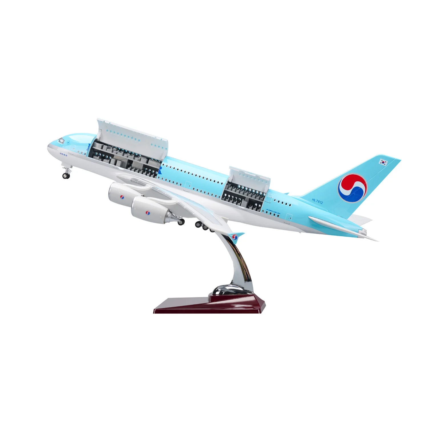 Korean Air Airbus A380 1:160 – 45.5 cm / 17.9 in – Opening Cabin Interior - Image 5