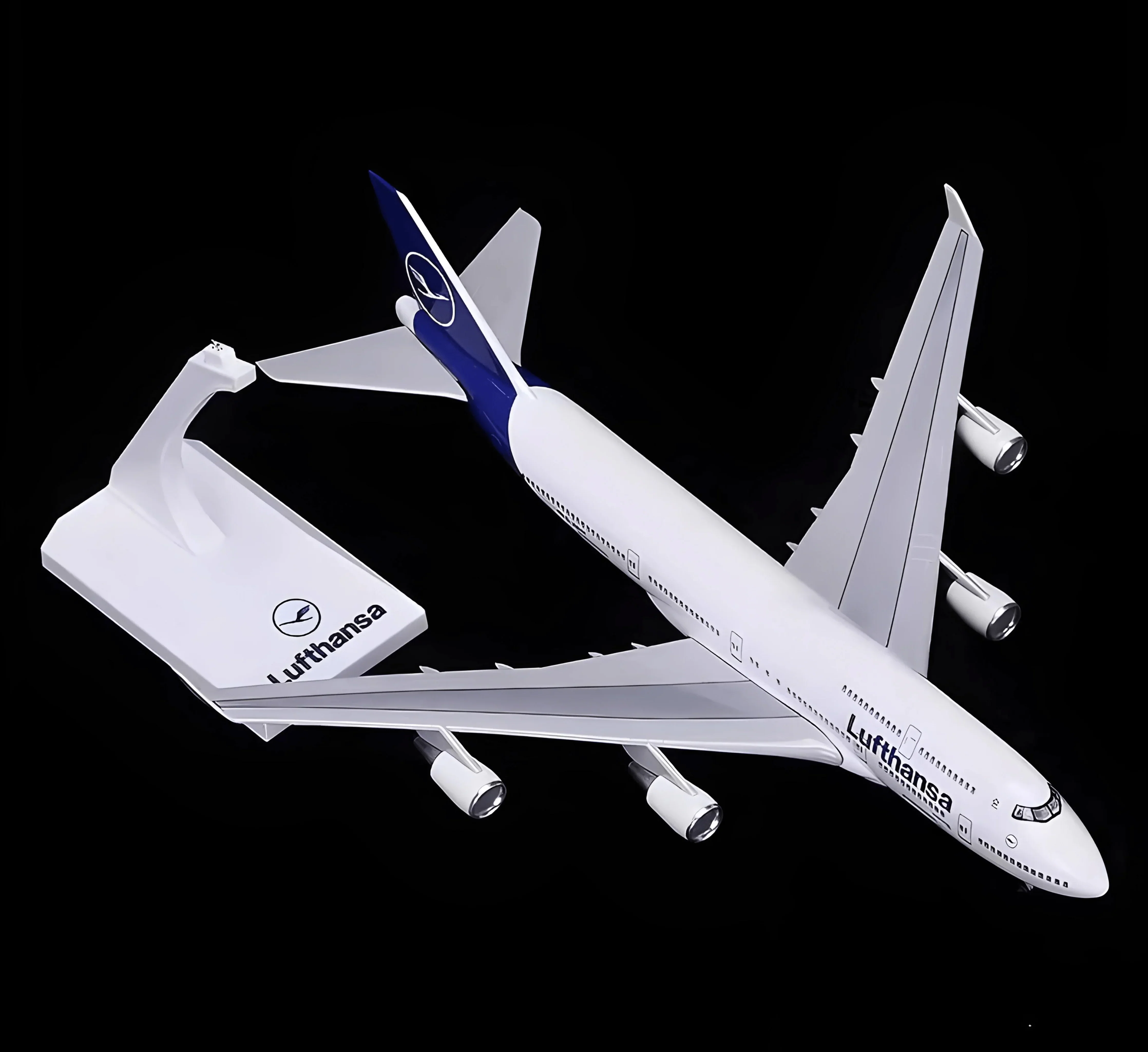 Lufthansa Boeing 747 - 30CM - 11.8in - LED & Sound - Image 3