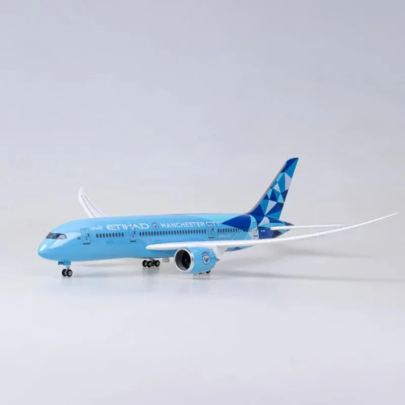 B787 Manchester City - Etihad - Scale 1/130 - 43cm - 16.9 in - Airplane Model - Image 6