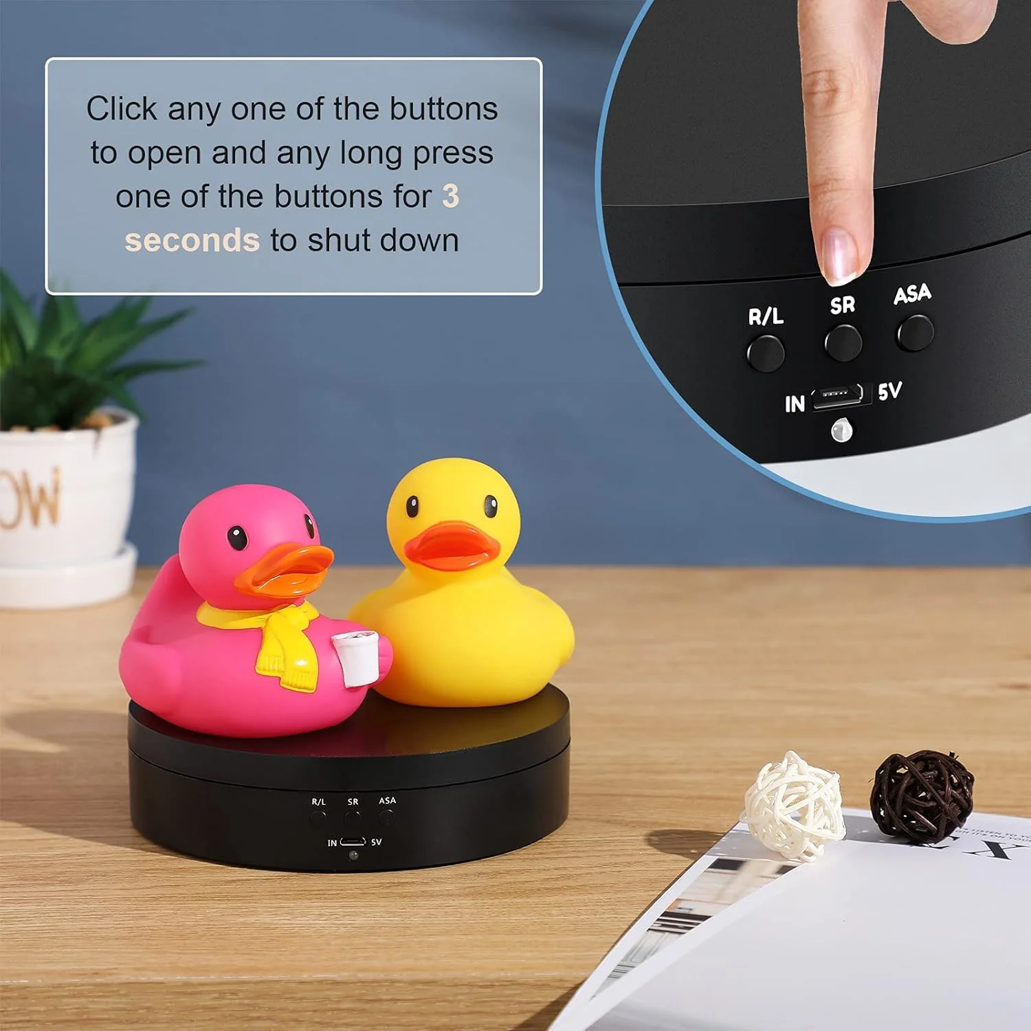 Motorized Rotating Display Stand - 13.8cm  - 3KG - Image 5