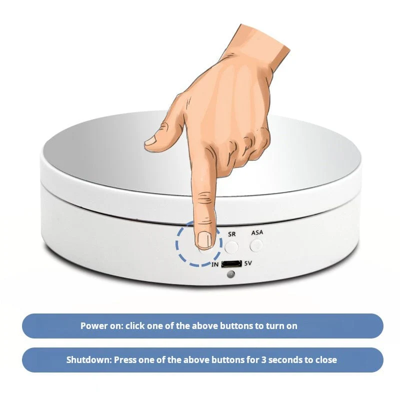 Motorized Rotating Display Stand - 13.8cm  - 3KG - Image 9