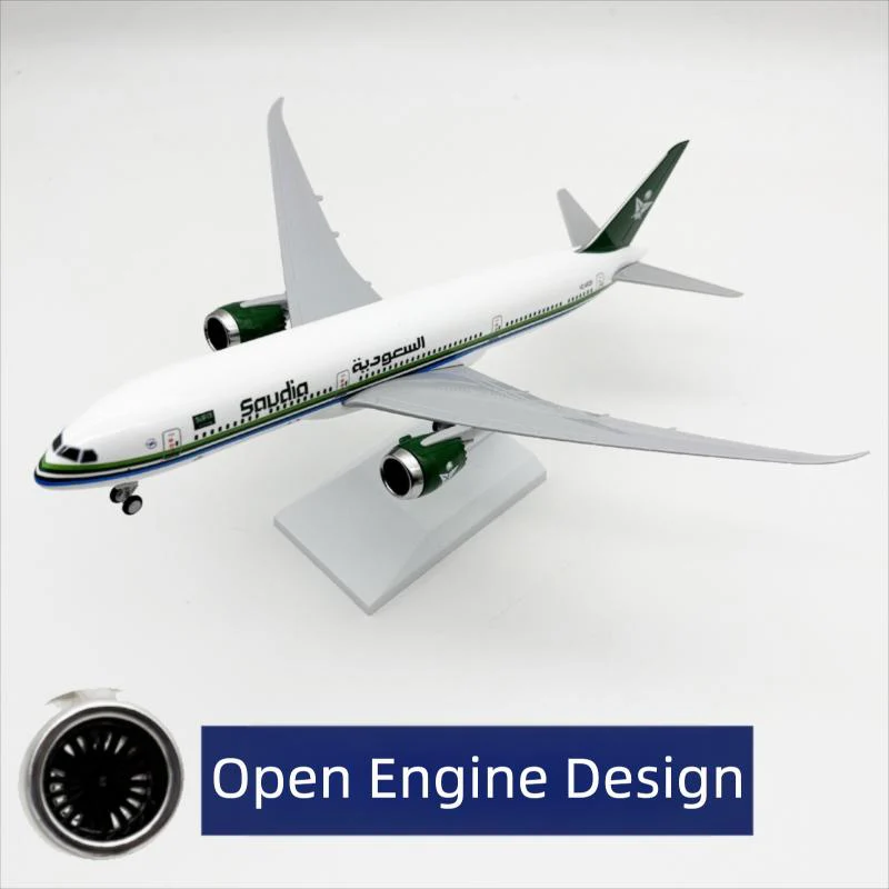 Saudia Boeing 787 Dreamliner Model - Solid Resin Construction - Premium Handcrafted - 30cm/11.8" - Image 3